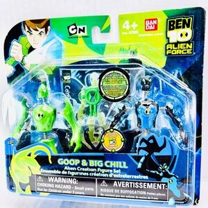 Ben 10 Alien Creation Chamber Goop & Big Chill Figure 2-Pack